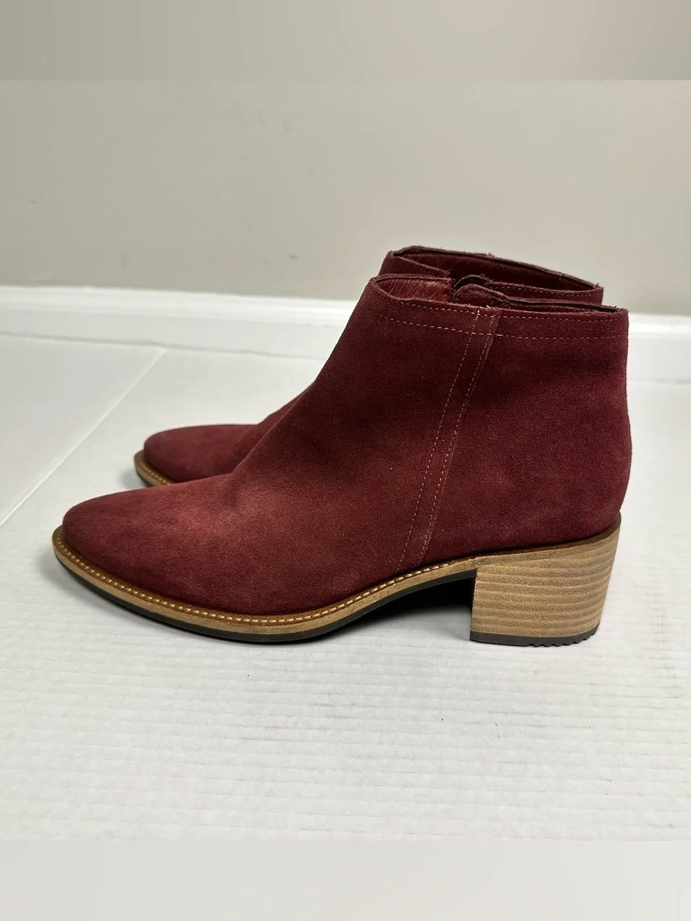ECCO Shape 35 Sartorelle Boot in Andorra Suede Size EU 38 - US 7.0/7.5